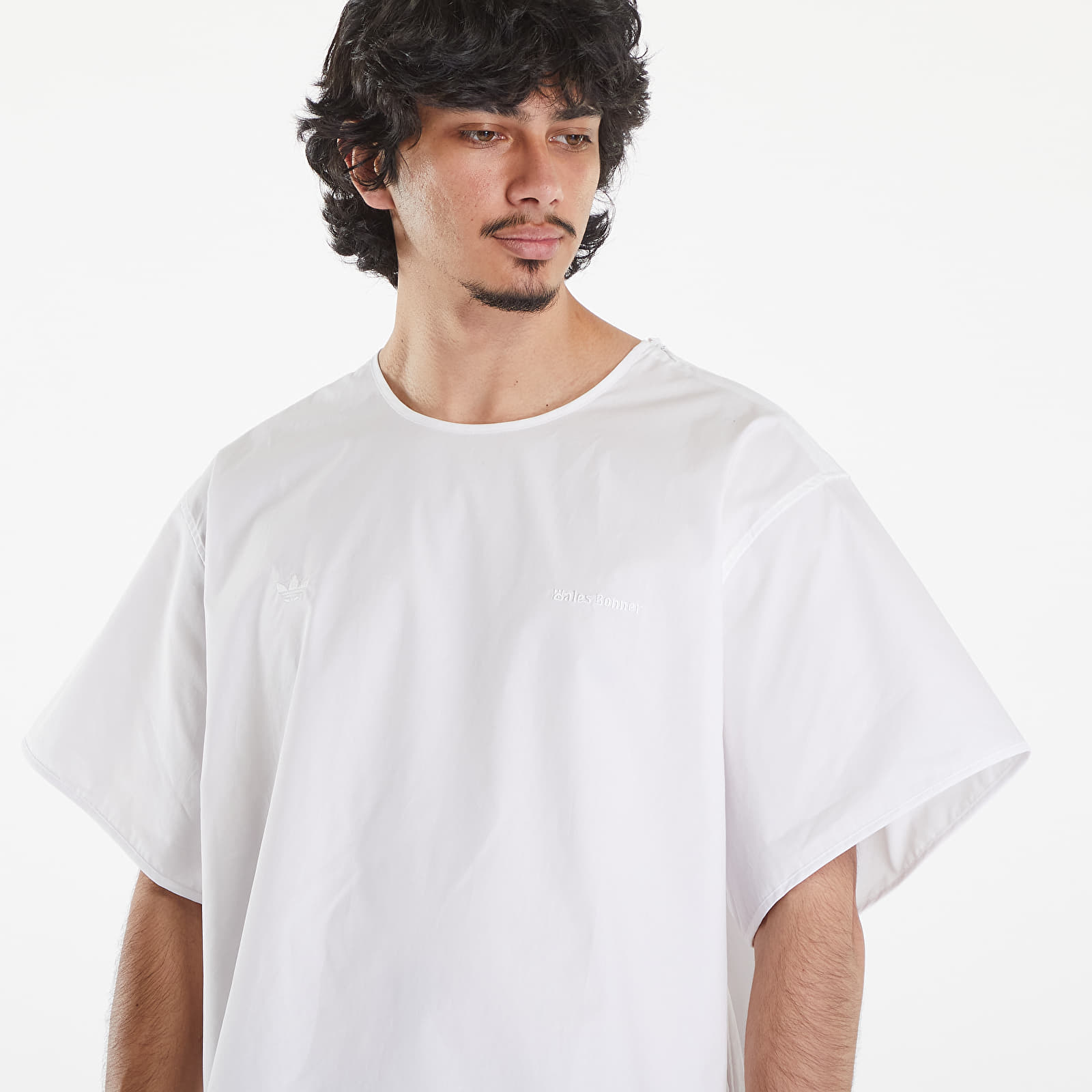 Trička adidas x Wales Bonner Poplin Top White