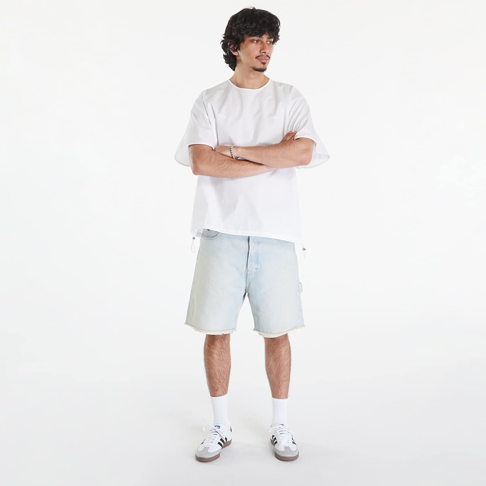 Trička adidas x Wales Bonner Poplin Top White