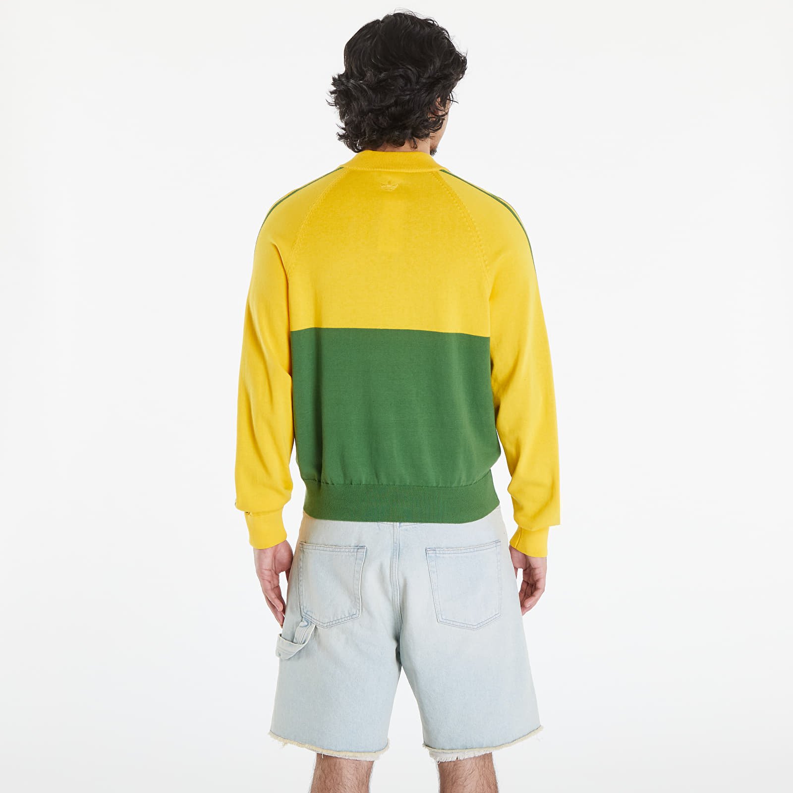 Hanorace adidas x Wales Bonner Knit Sweatshirt Bold Gold/ Crew Green
