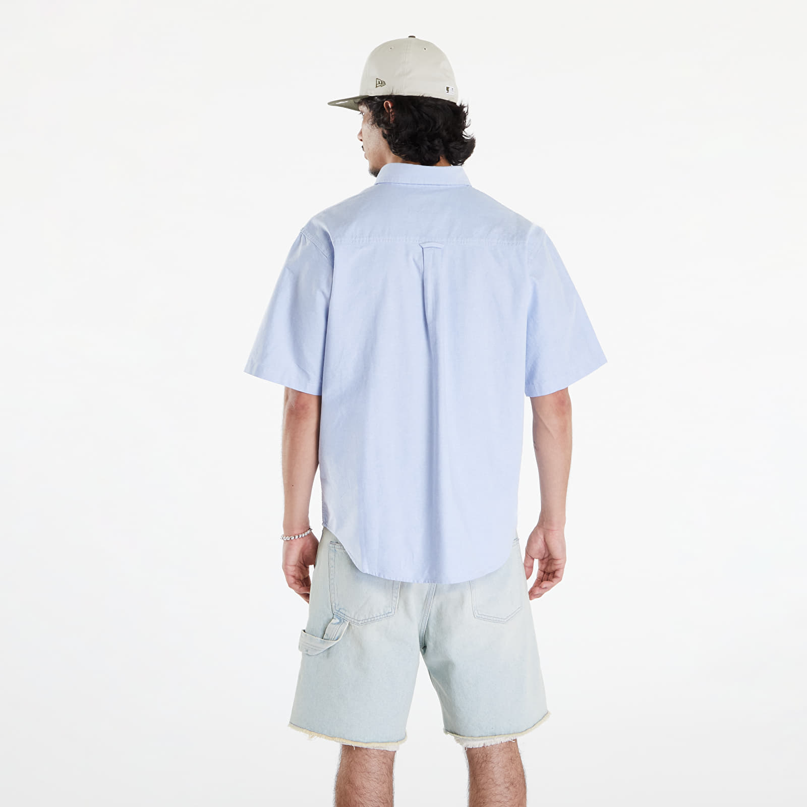 Hemden Carhartt WIP S/S Braxton Shirt UNISEX Bleach/ Wax