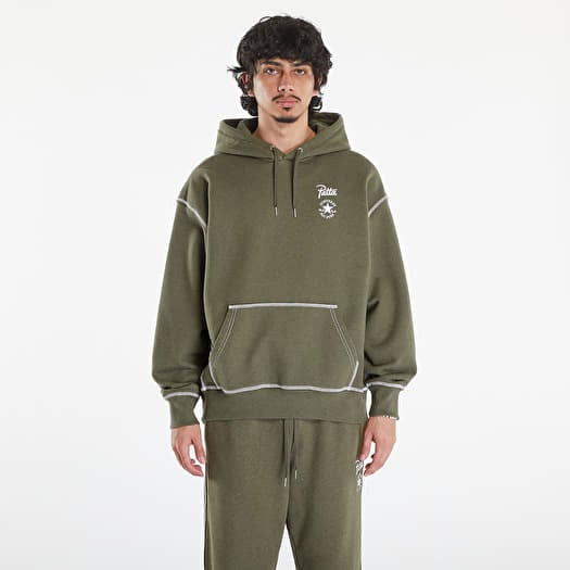 Mikina Converse x Patta Gold Standard Hoodie UNISEX Utility Green Heather