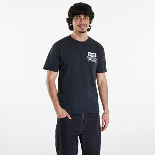 Póló OBEY Twisted Pleasure T-Shirt Pigment Vintage Black