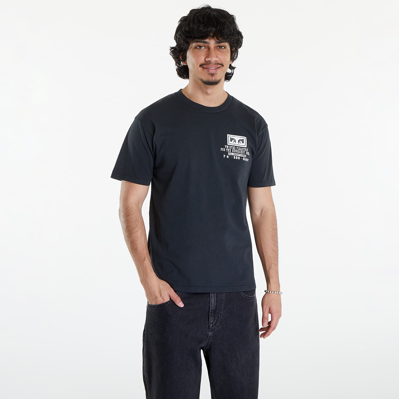 T-shirts OBEY Twisted Pleasure T-Shirt Pigment Vintage Black