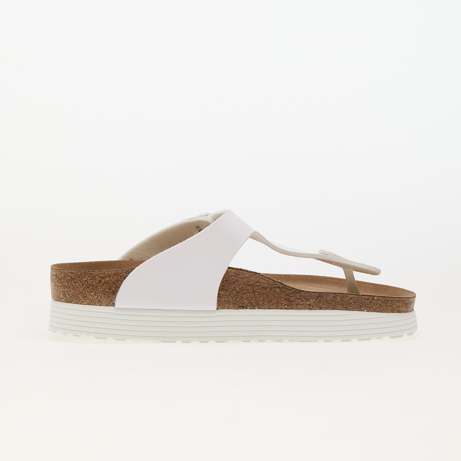 Dámské tenisky a boty Birkenstock x Papillio Gizeh Grooved Platform White
