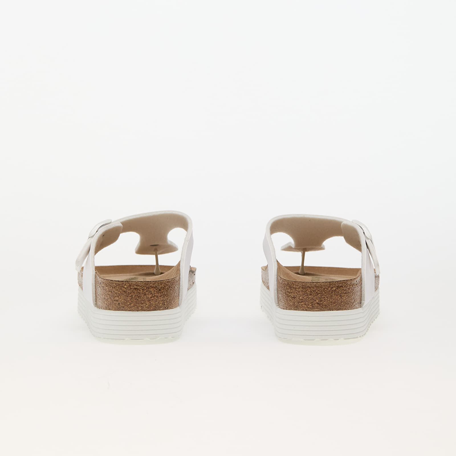 Dámské tenisky a boty Birkenstock x Papillio Gizeh Grooved Platform White