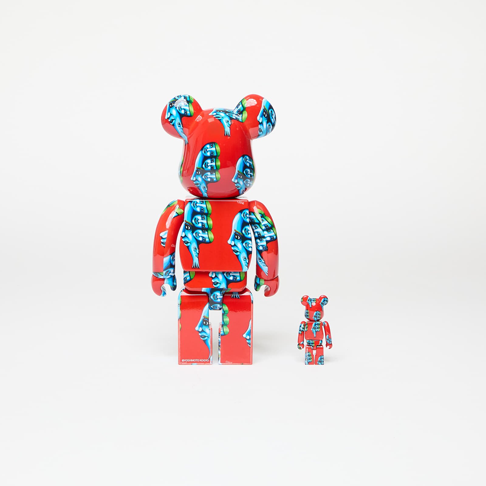 Egyéb kiegészítők Medicom Toy BE@RBRICK Yoshimoto Kogyo Cookie 100% & 400% Set Red