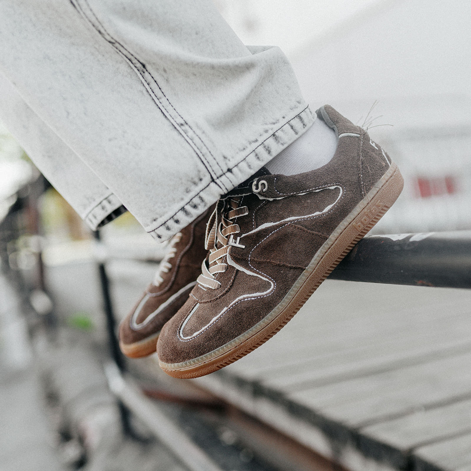 Pánské tenisky a boty FTSHP x Botas Wave Almond