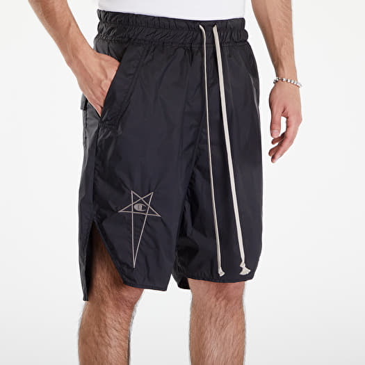Rick Owens x Champion Beveled Pods Shorts Black | Footshop