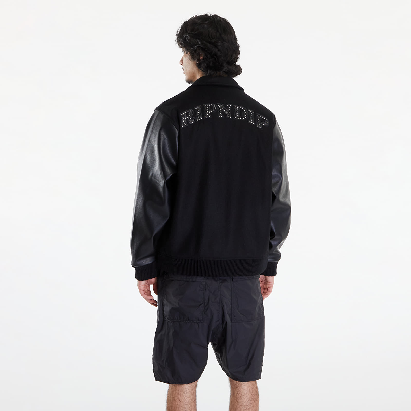 Giacche RIPNDIP Rari Varsity Jacket Black