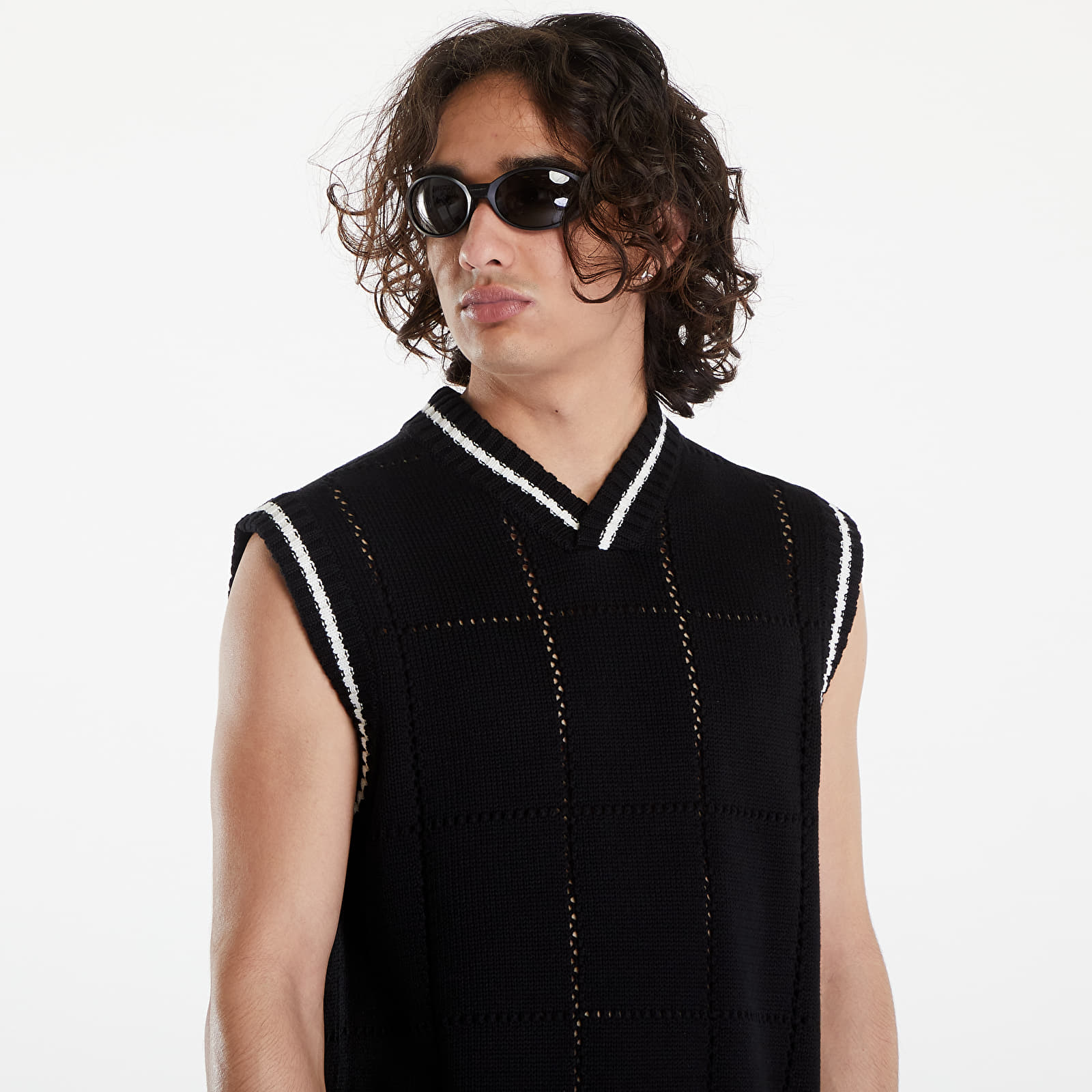Men's vests HAL STUDIOS® Hs Knit Vest Black