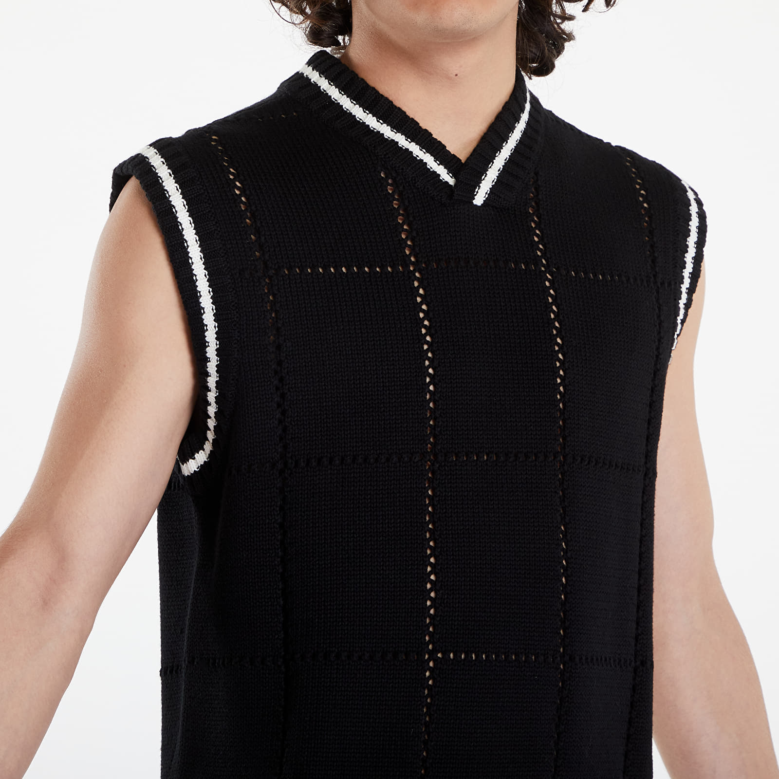 Men's vests HAL STUDIOS® Hs Knit Vest Black