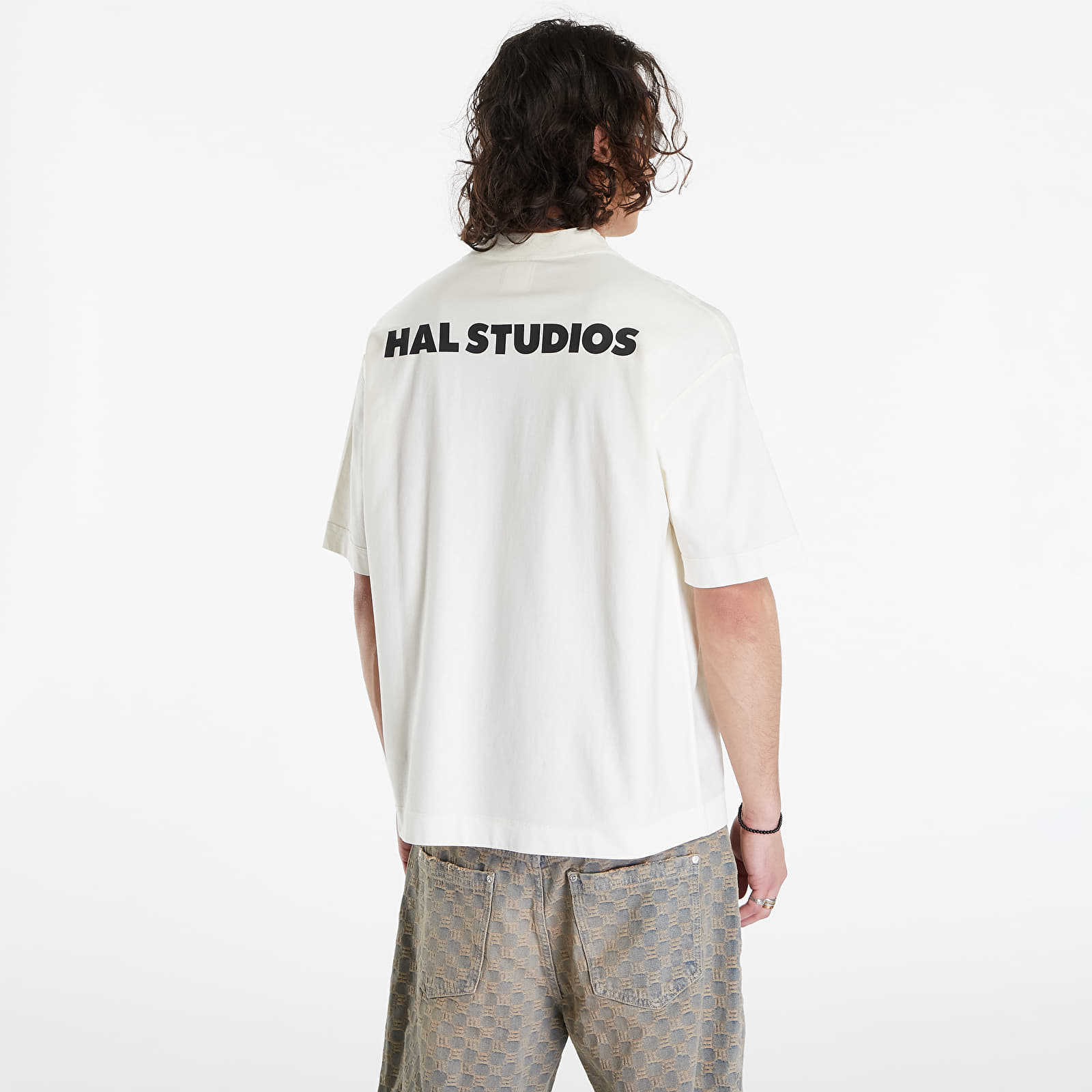 Férfi pólok HAL STUDIOS® Inside-Out Uniform T-Shirt Off-White