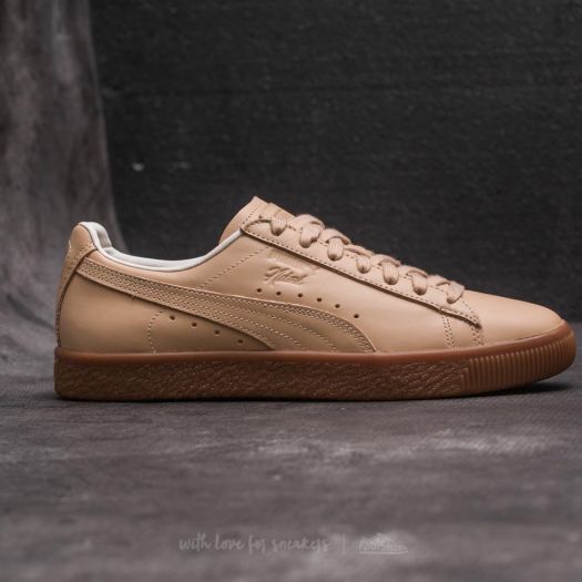 Men s shoes Puma Clyde Veg Tan NATUREL Natural Vachetta Tan Footshop