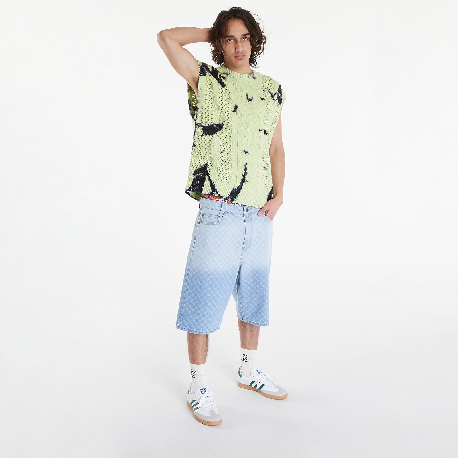 Φούτερ Daily Paper Xois Crochet Vest Daiquiri Green