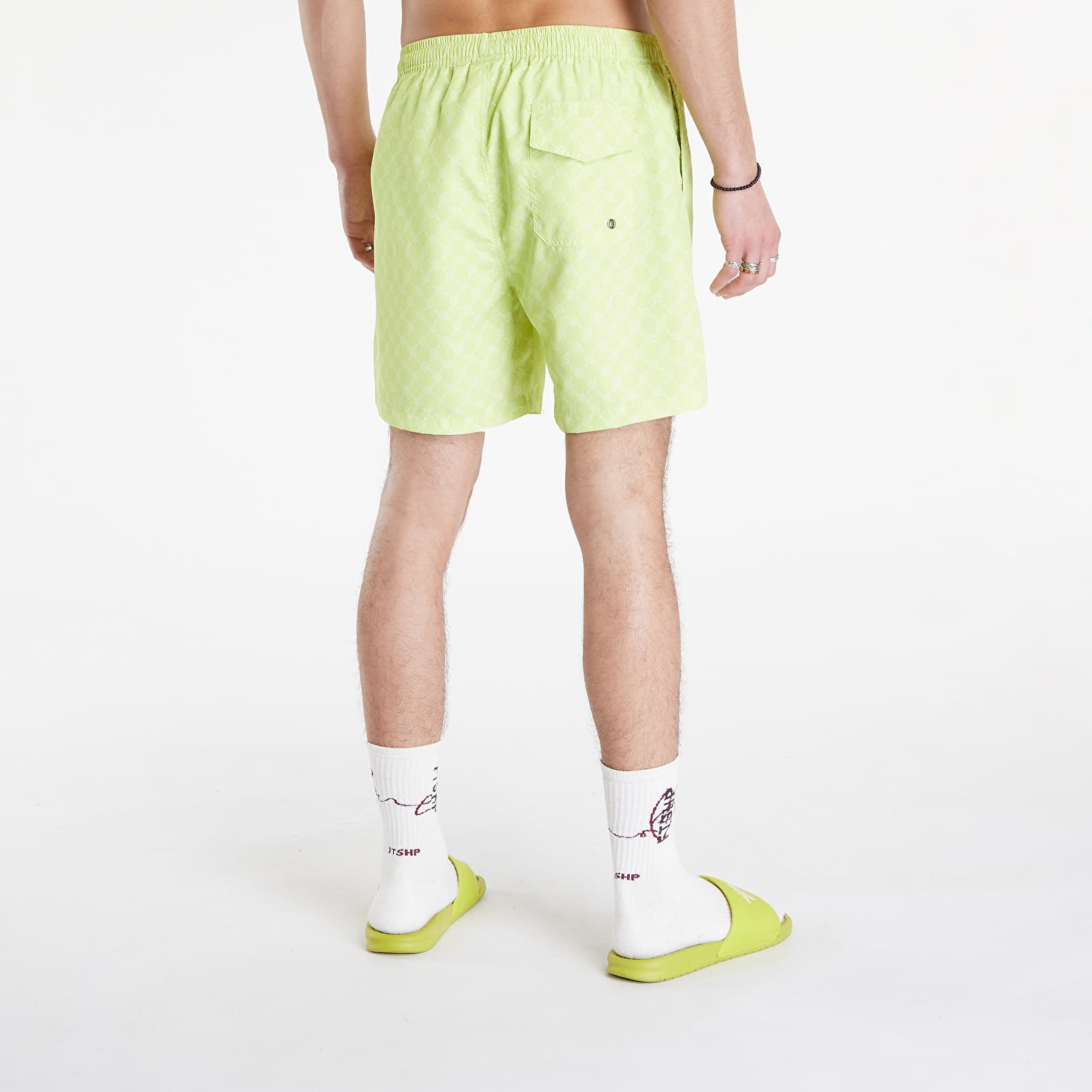 Bademode Daily Paper Kato Monogram Swimshorts Daiquiri Green