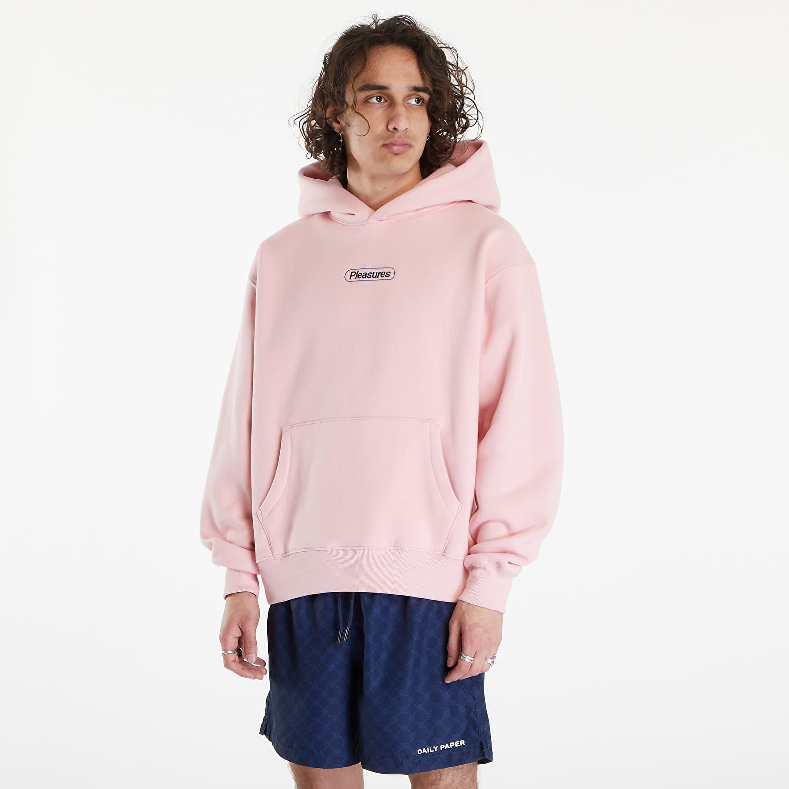 Bluzy PLEASURES Puzzle Hoodie Pink