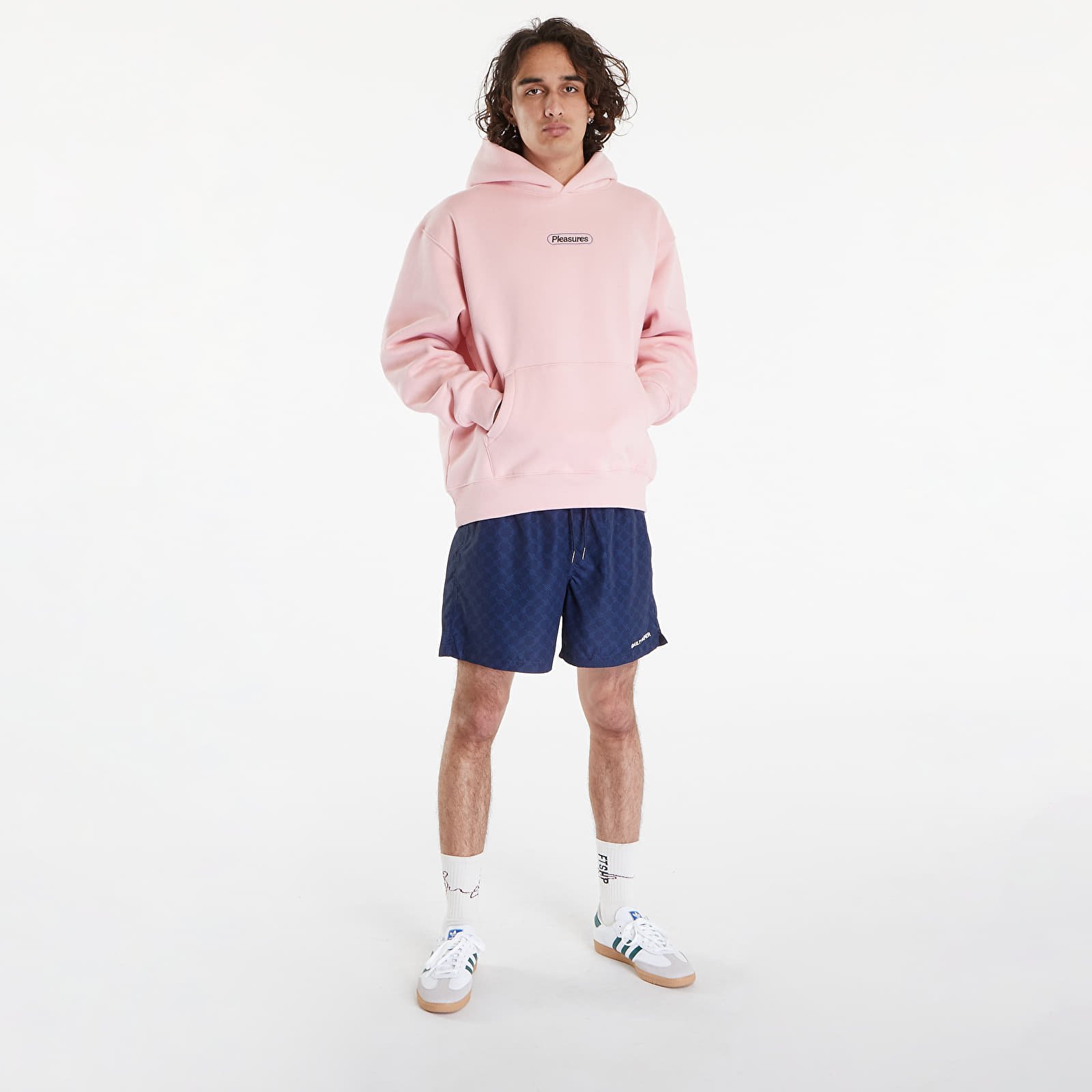 Bluzy PLEASURES Puzzle Hoodie Pink