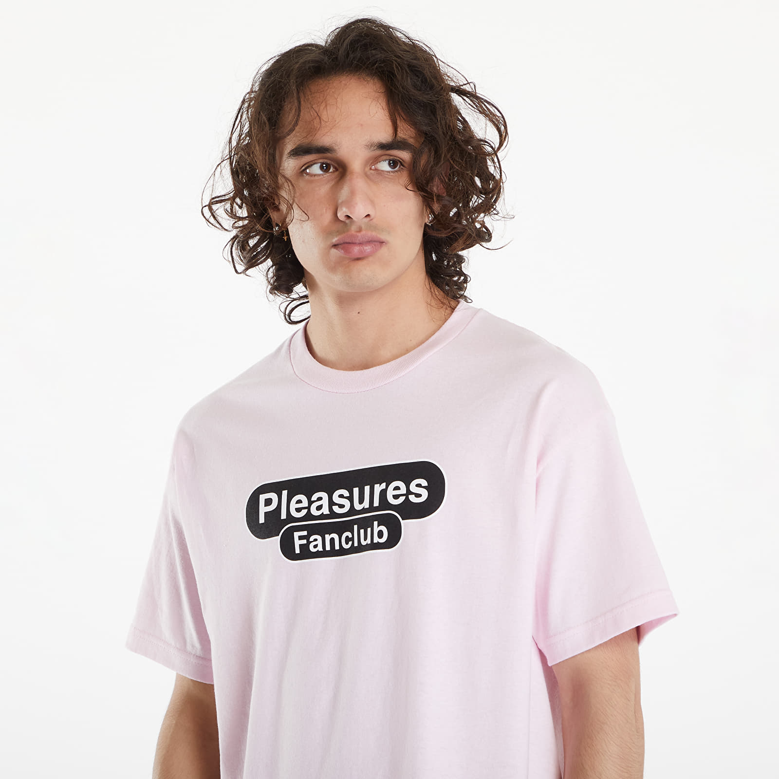 Koszulki PLEASURES Fanclub T-Shirt Pink