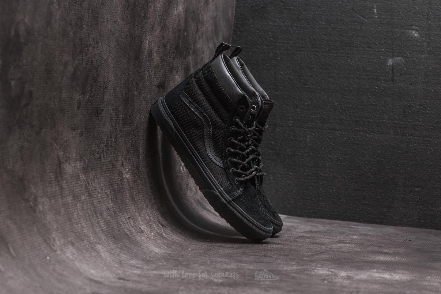Vans sk8 hi mte black ballistic clearance