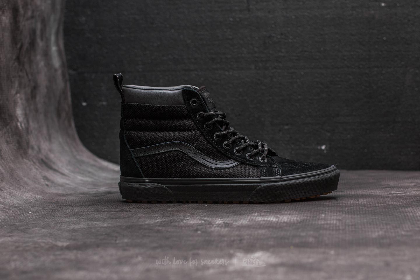 Men s shoes Vans SK8 Hi MTE Black Ballistic Footshop
