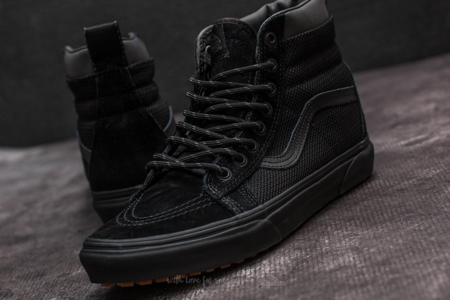 Vans sk8 hi mte black ballistic clearance