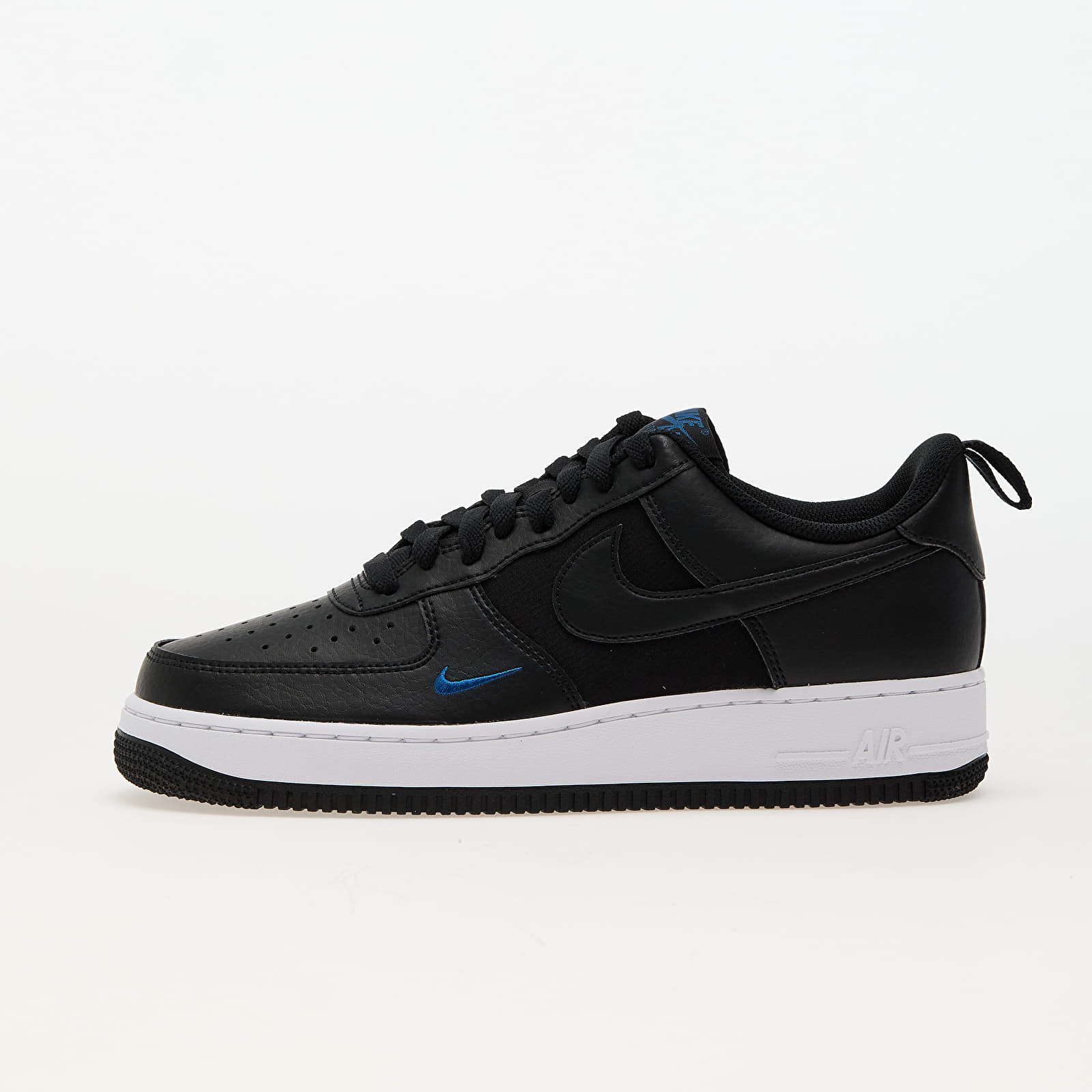 Ανδρικά παπούτσια Nike Air Force 1 '07 Black/Black-Court Blue-White