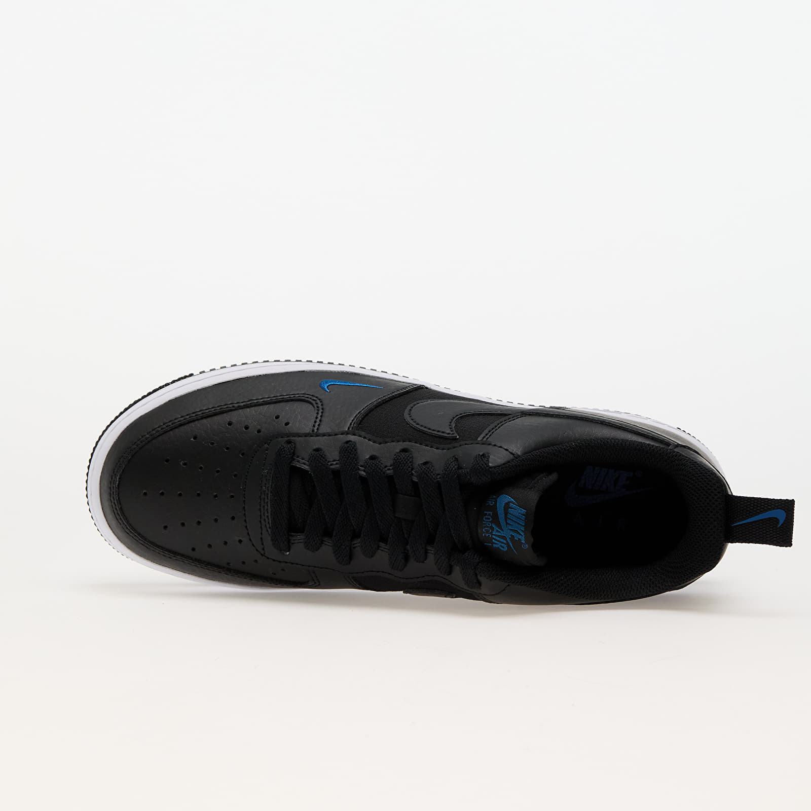 Ανδρικά παπούτσια Nike Air Force 1 '07 Black/Black-Court Blue-White