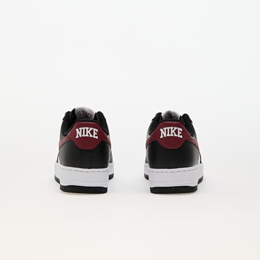 Nike Air Force 1 07 Black Dark Team Red Summit White White Footshop