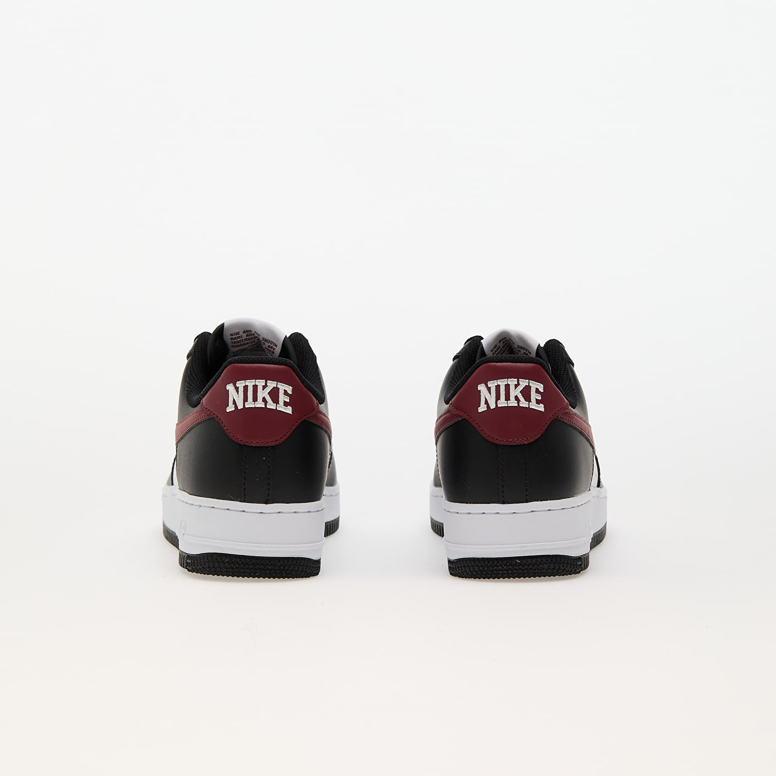 Men s shoes Nike Air Force 1 07 Black Dark Team Red Summit White White Footshop