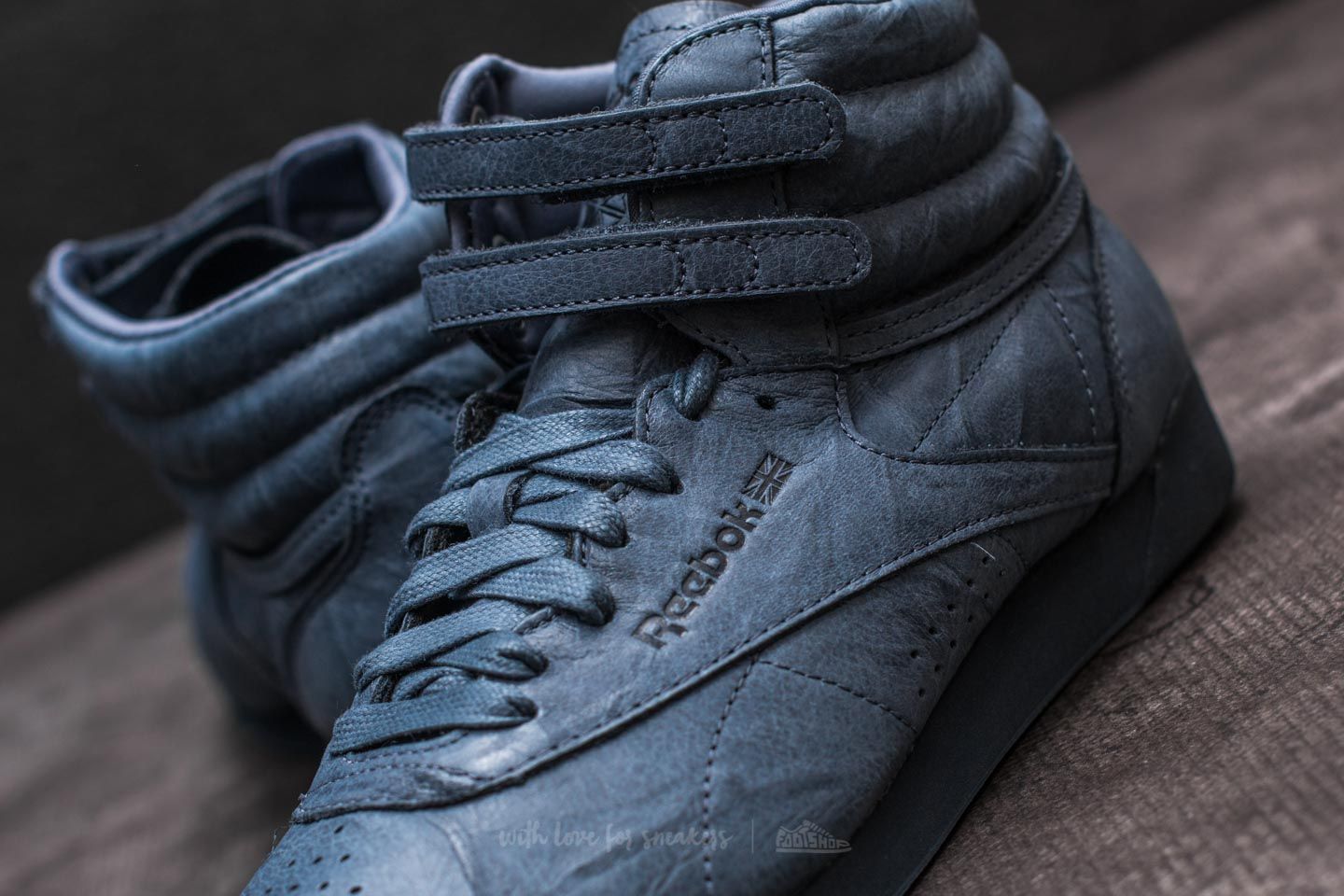 Reebok freestyle hi femme bleu discount