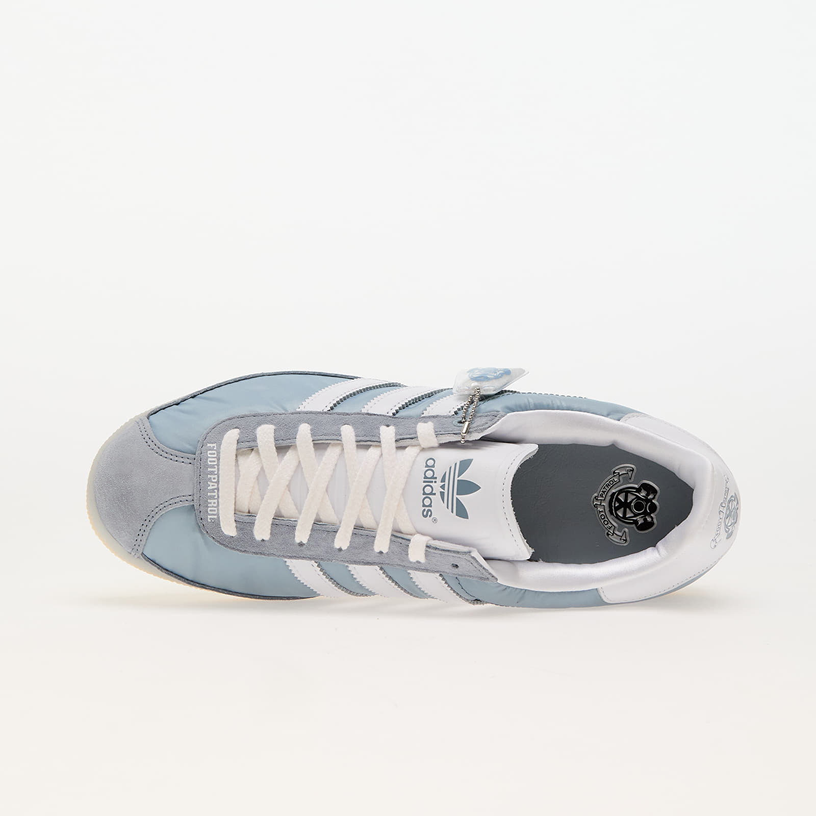 Men's shoes adidas x Footpatrol Gazelle Light Grey/ Ftw White/ Easy Yellow
