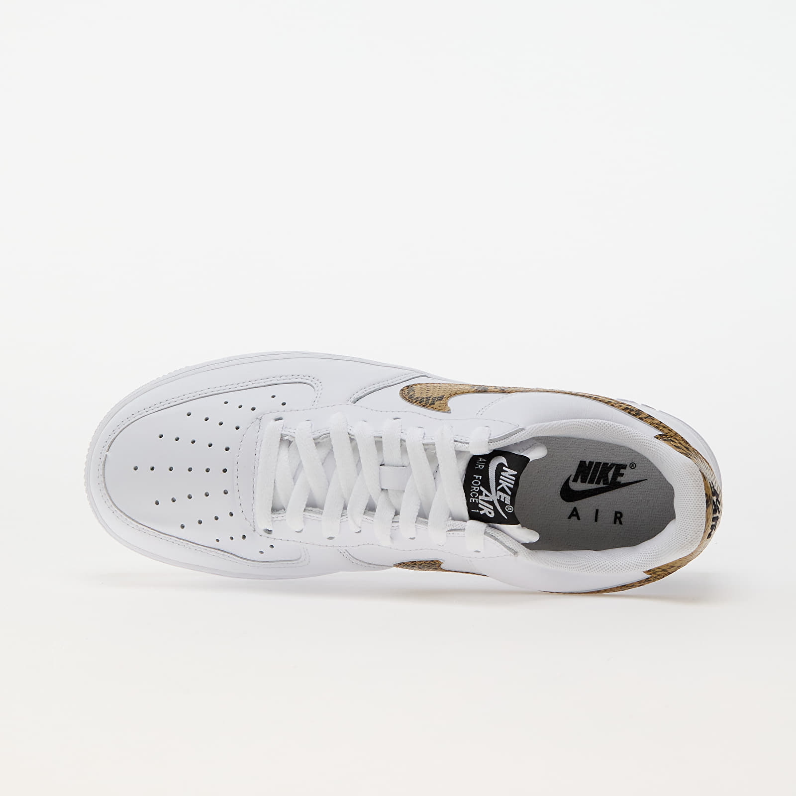 Pánske tenisky a topánky Nike Air Force 1 Low Retro Premium QS White/ Elemental Gold-Dark Hazel-Black