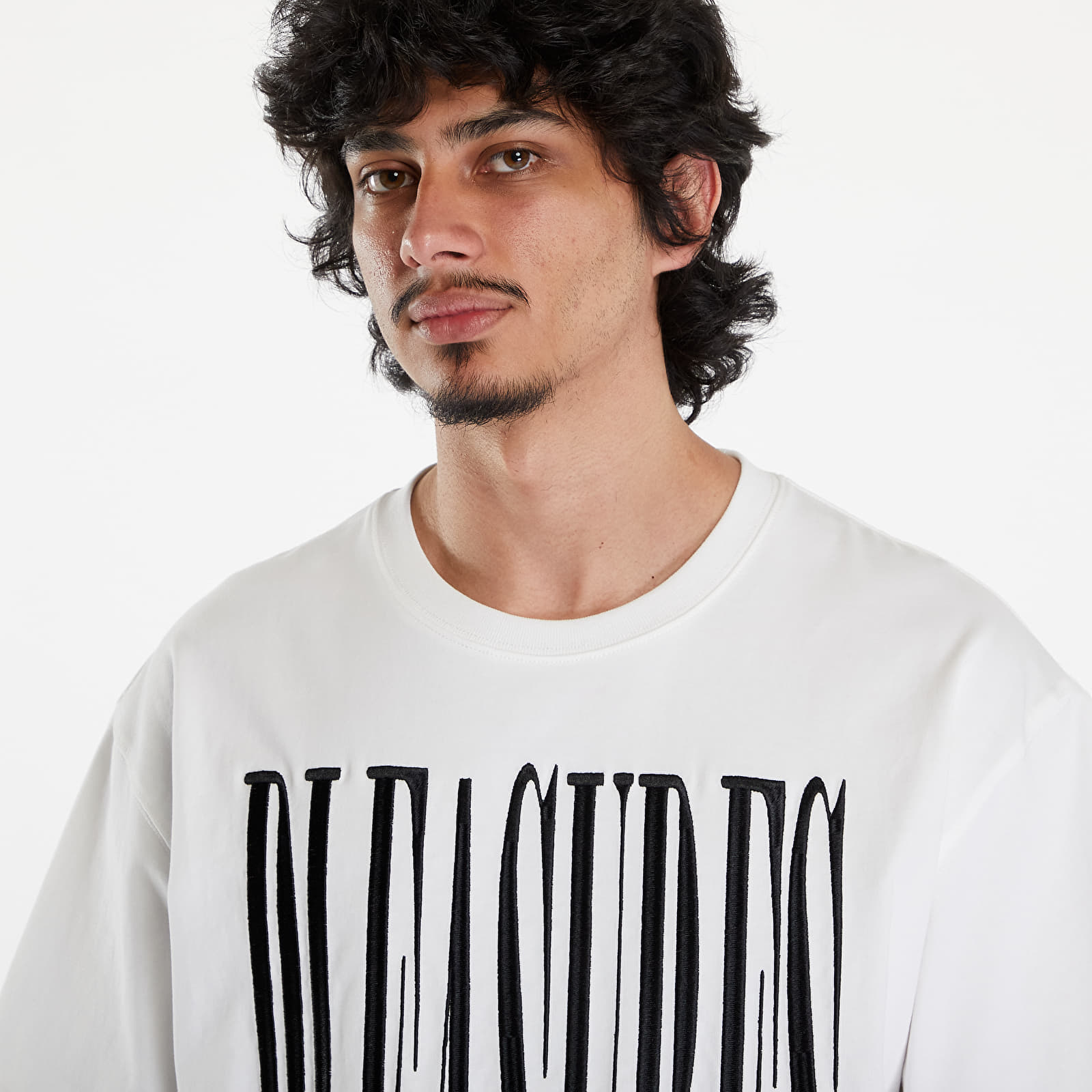   Μπλούζες PLEASURES Stretch Heavyweight T-Shirt White