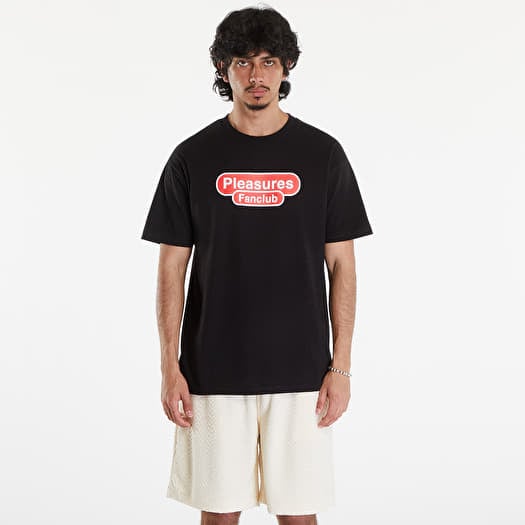 T-shirt PLEASURES Fanclub T-Shirt Black