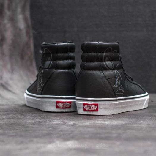 Vans x peanuts sk8-hi embossed snoopy black skate shoes outlet