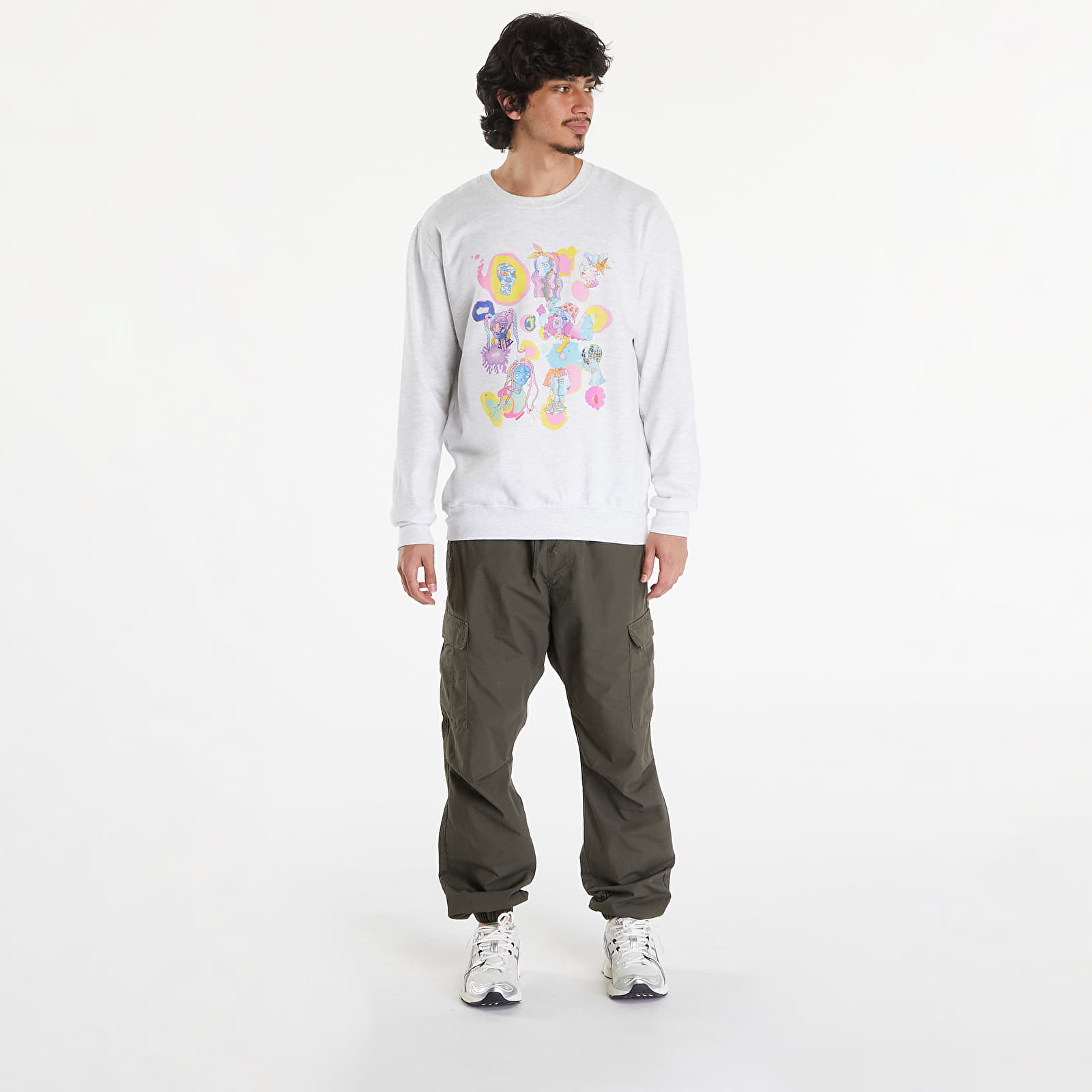 Суичъри и пуловери Footshop Romanian Artist Crewneck Grey