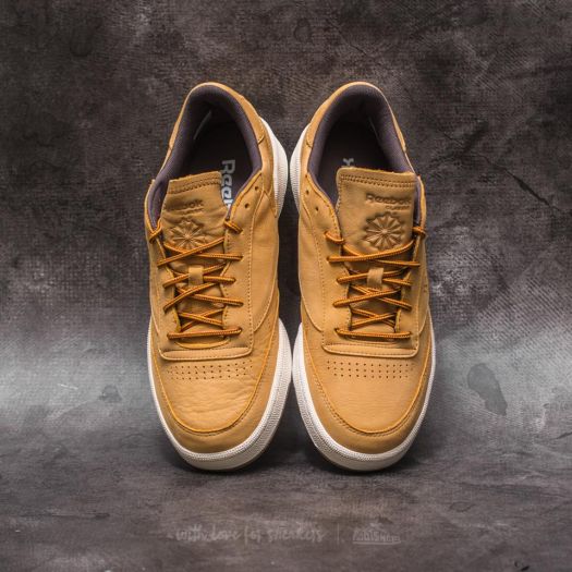 Men s shoes Reebok Club C 85 WP Golden Wheat Urban Grey Footshop