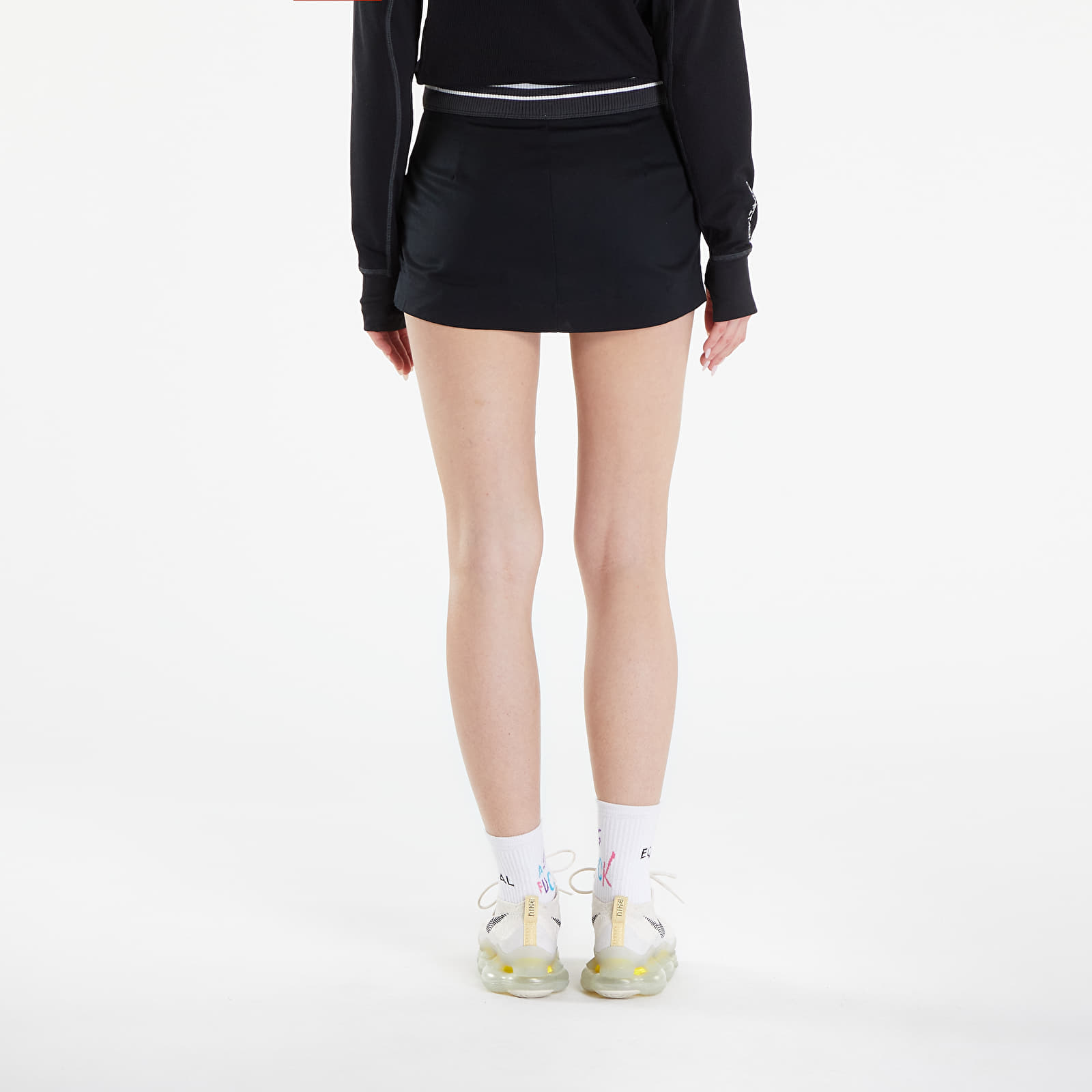 Röcke Nike Sportswear Women's Canvas Low-Rise Mini Skirt Black/ Anthracite