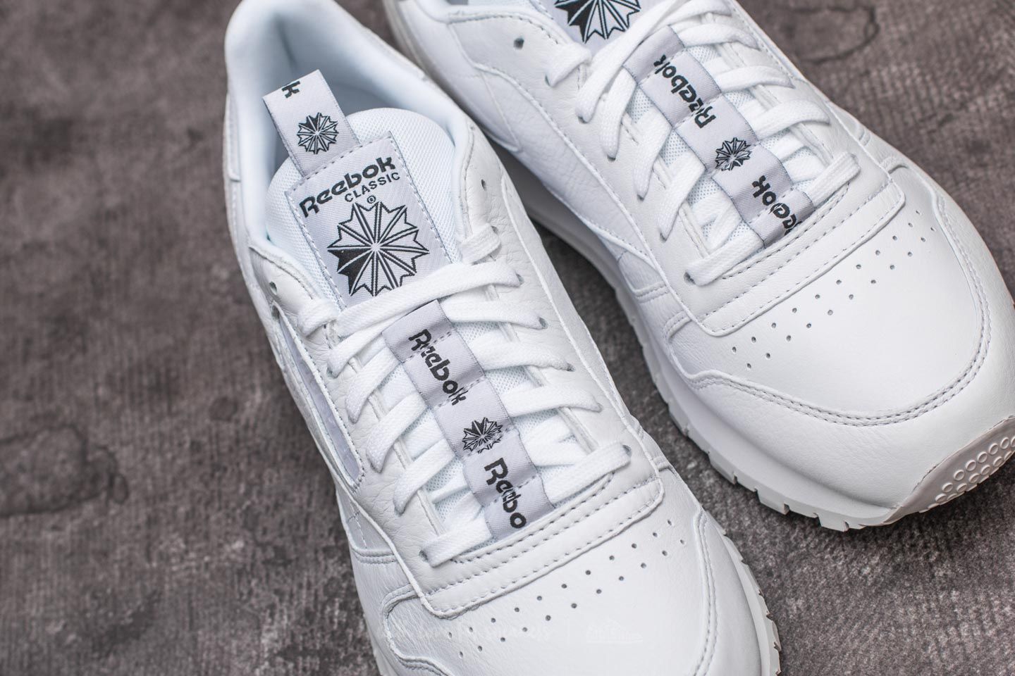 Herenschoenen Reebok Classic Leather IT White Skull Grey Black