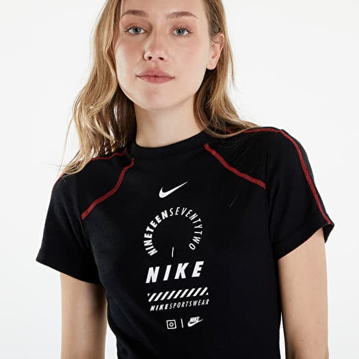 Dress Nike Sportswear Women s Short Sleeve Dress Black Footshop