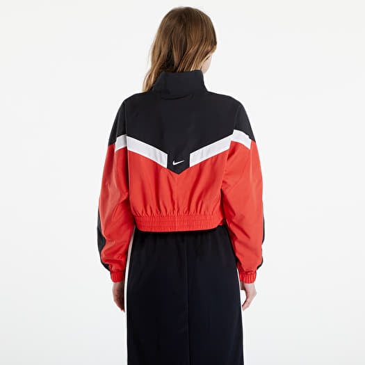 Nike windbreaker jacket red and black clearance