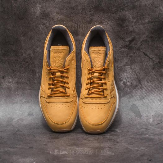 Scarpe uomo Reebok Classic Leather Ripple WP Golden Wheat Urban Grey Chalk Footshop
