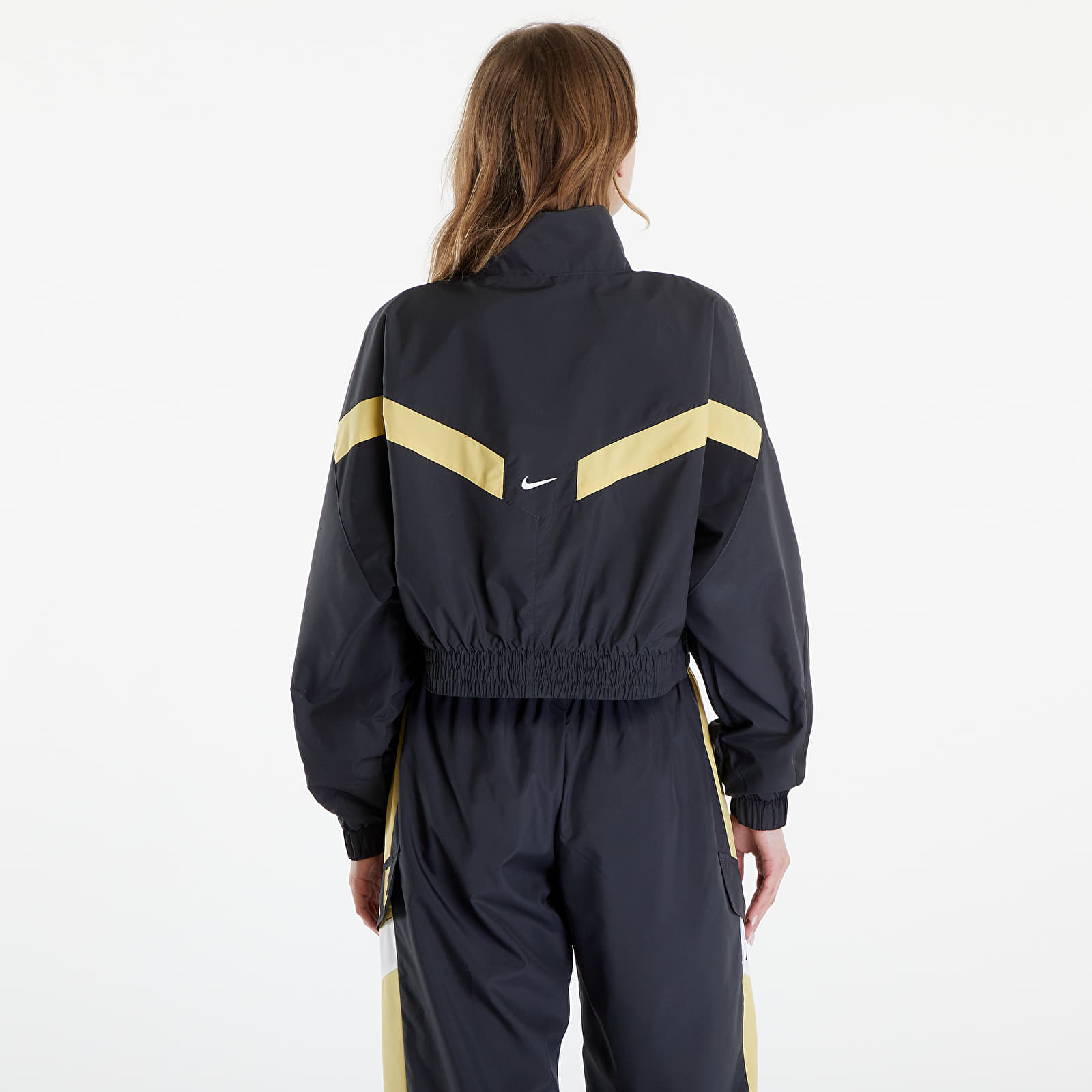 Giacche Nike Sportswear Women's Woven Jacket Dk Smoke Grey/ Dk Smoke Grey/ Black