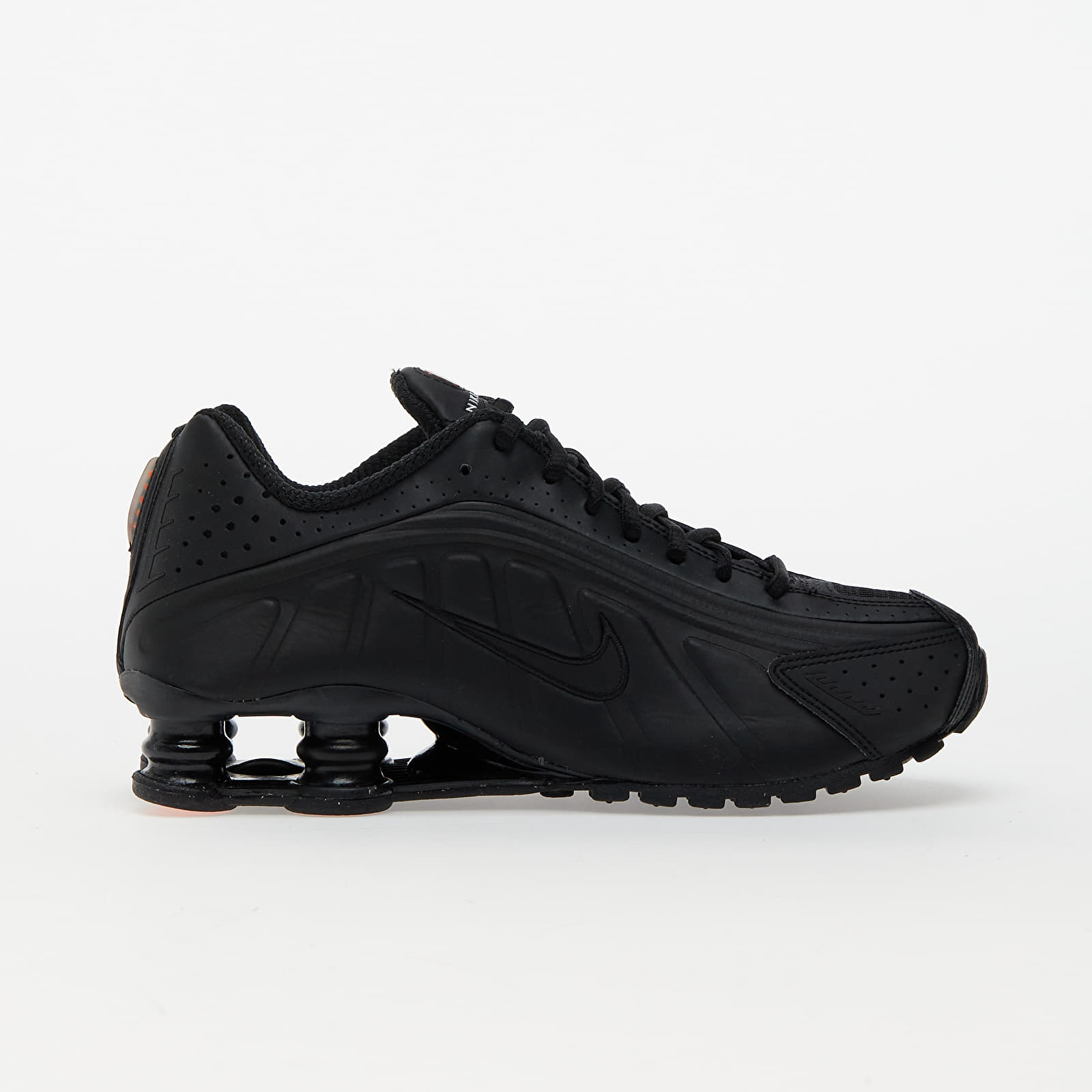Női cipők Nike Shox R4 Black/ Black-Black-Max Orange