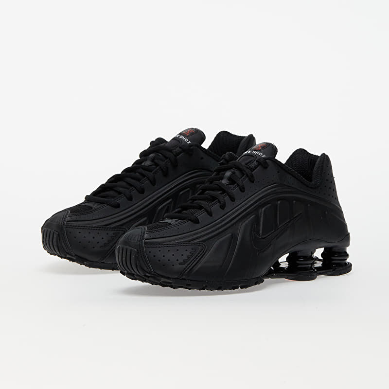 Nike Shox R4 Black/ Black-Black-Max Orange | Footshop