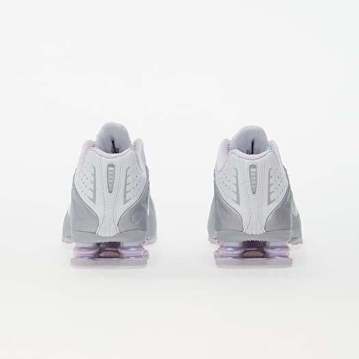 Scarpe donna Nike W Shox R4 White Barely Grape Mtlc Platinum Footshop