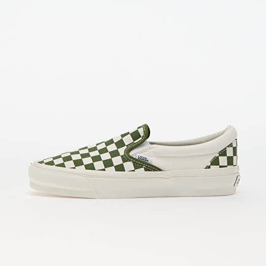 Men s shoes Vans Slip On Reissue 98 LX Checkerboard Pesto Footshop