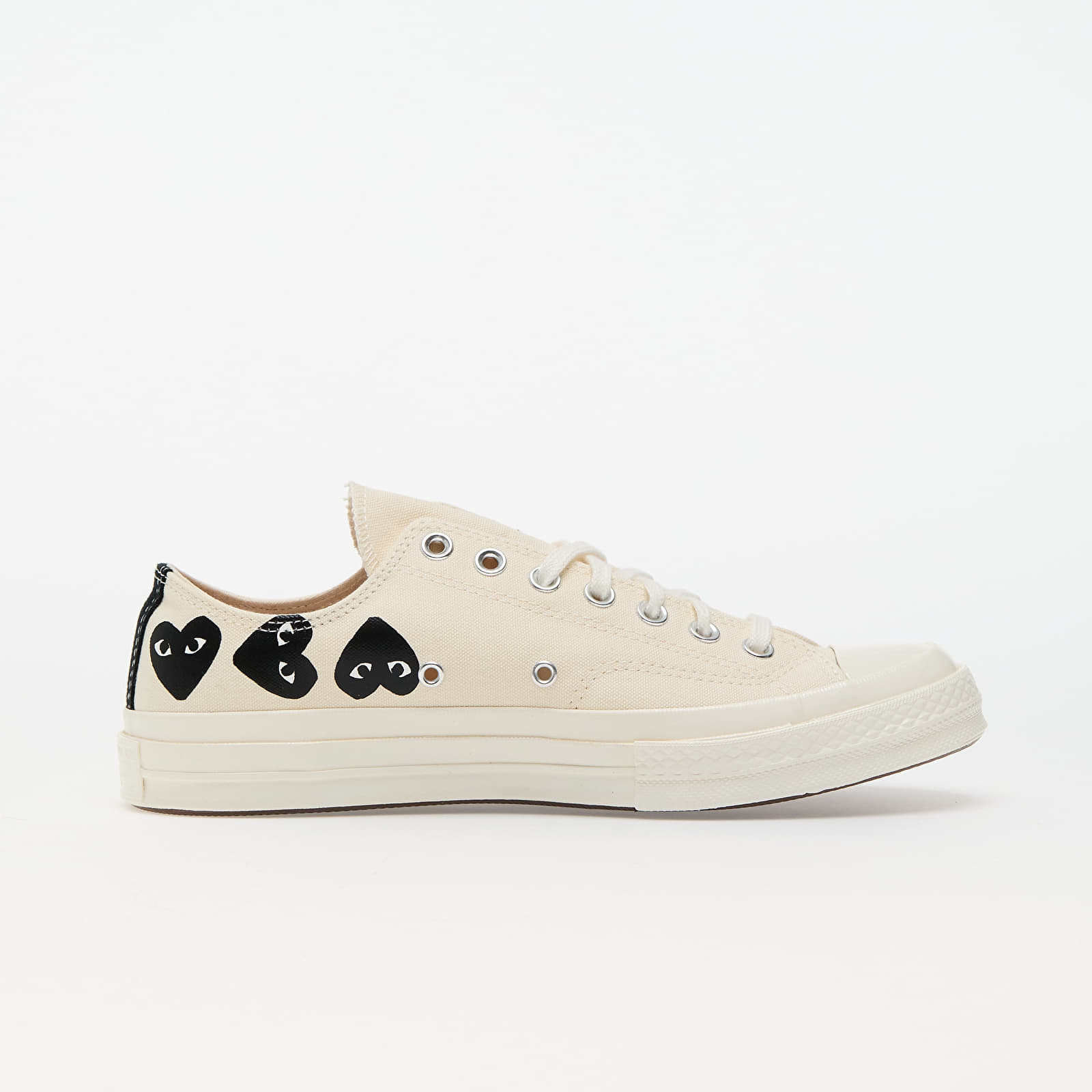 Naisten kengät Converse x Comme des Garçons PLAY Chuck 70 OX Milk/ Black/ Egret