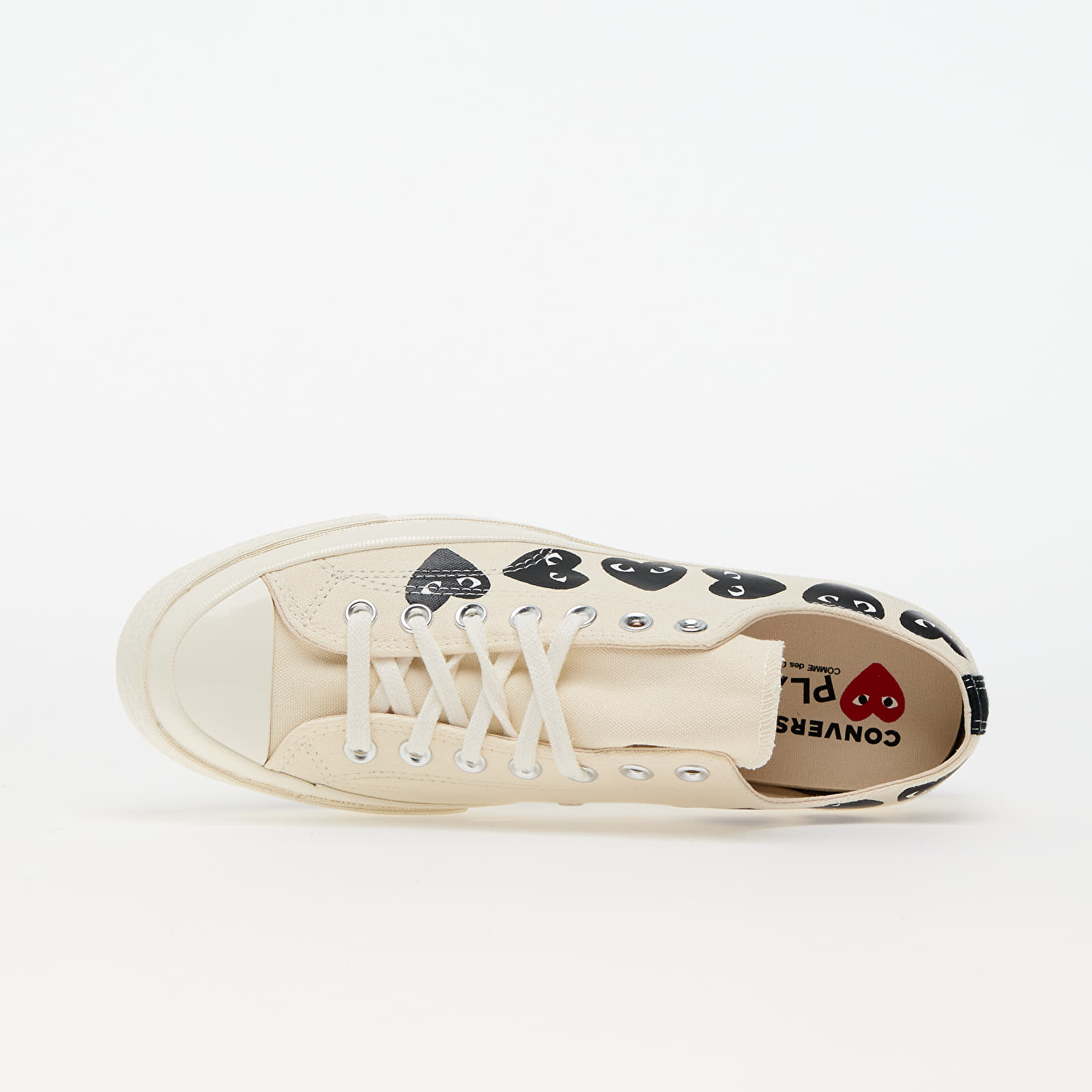 Naisten kengät Converse x Comme des Garçons PLAY Chuck 70 OX Milk/ Black/ Egret