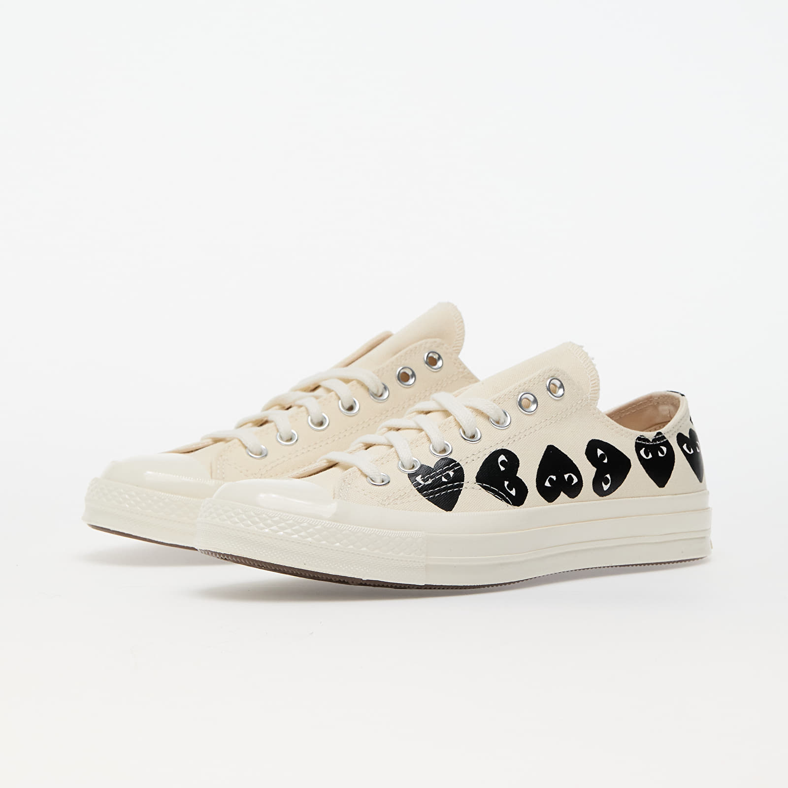 Naisten kengät Converse x Comme des Garçons PLAY Chuck 70 OX Milk/ Black/ Egret